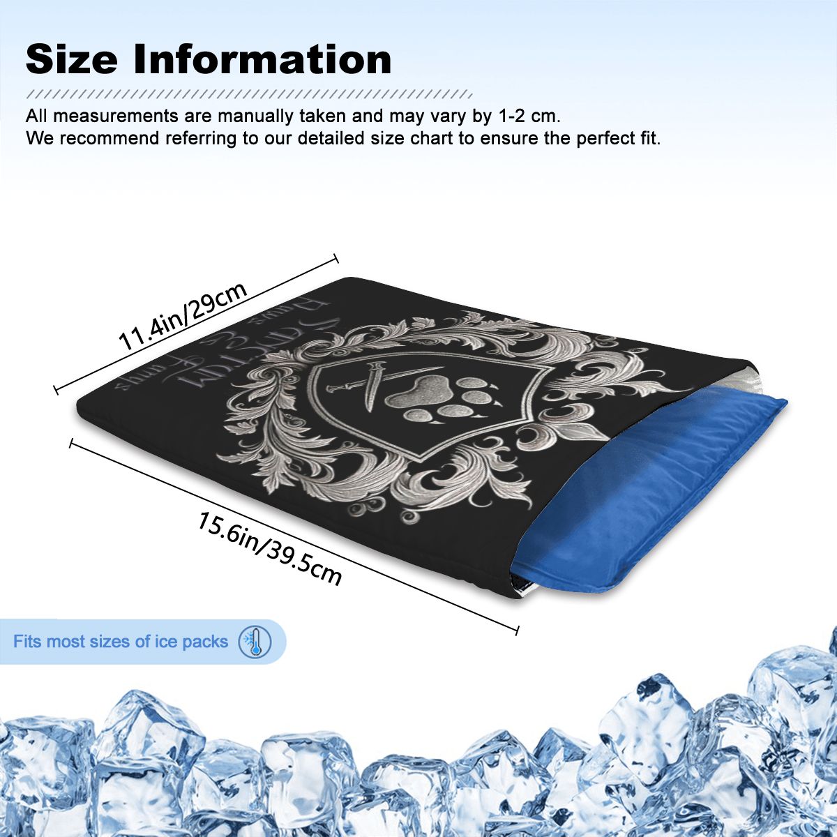 SPF Pet Cooling Mat - Black
