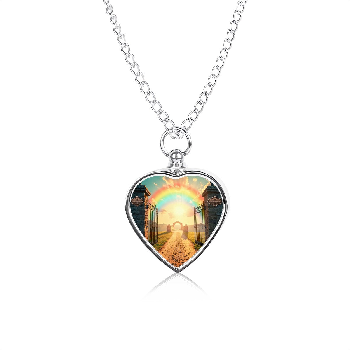 SPF Pet Ashes Necklace (Rainbow Bridge)