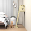 Luxury Wall-Leaning Cat Climbing Tower — Modern Cat Climber with Scratching Mat & Perch