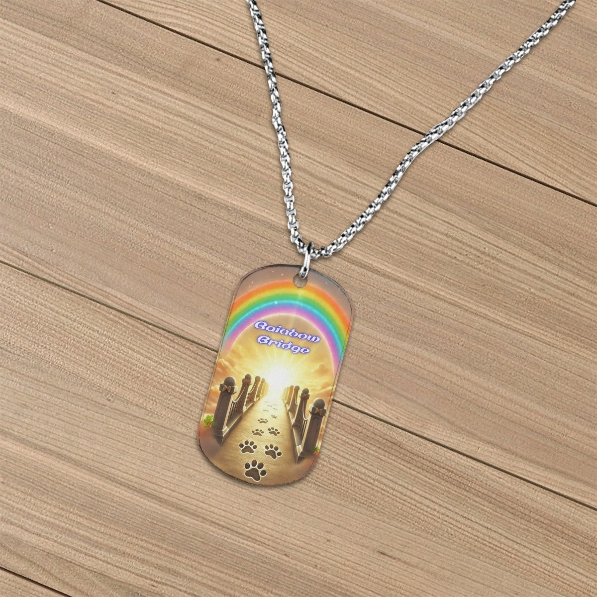 SPF Memorial Necklace (Rainbow Bridge)