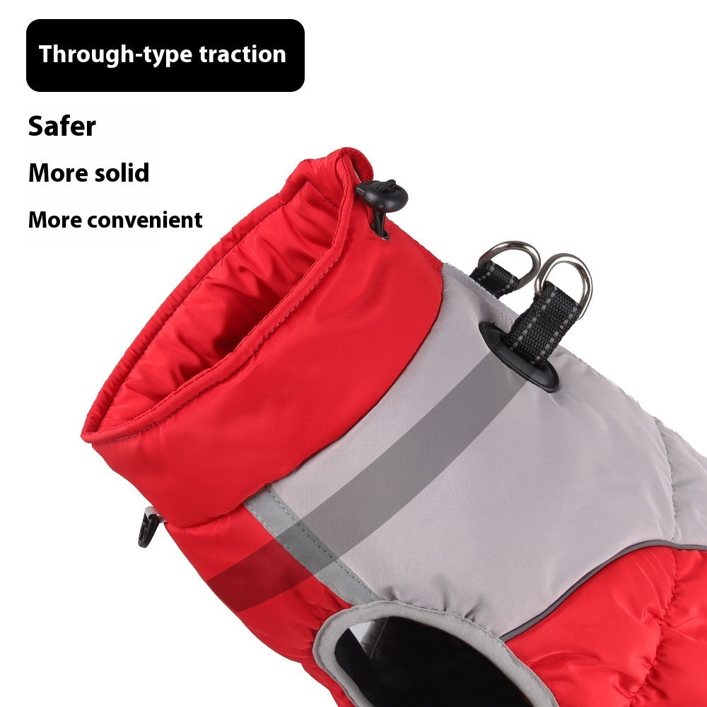Pet Winter Clothes Windproof Medium And Large