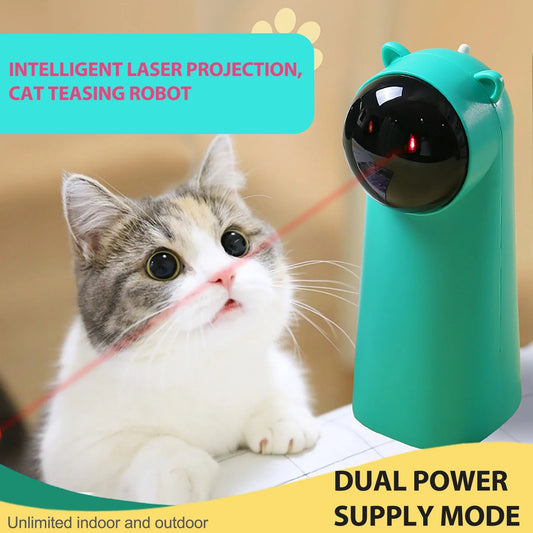 Interactive Automatic Cat Laser Toy - Engaging Fun for Indoor Cats and Dogs!
