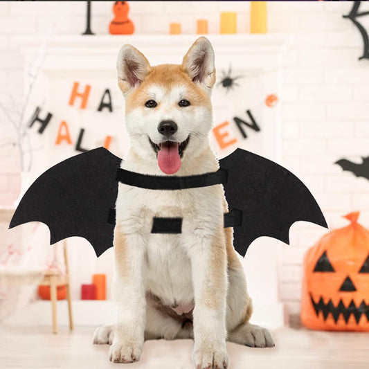 Spook-tacular Dog Halloween Costumes! 🌟🦇 Luminous Skeleton Bat Wings for Your Furry Friends! Perfect for Kittens & Puppies! 🎃✨