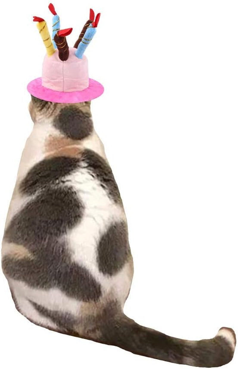 Pawesome Pink Pet Cap with Cute Candle Design for Stylish Dogs & Cats! 🐾✨