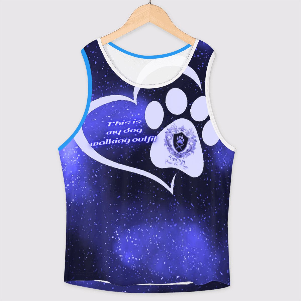 SPF Sleeveless Workout Tops for Women - Blue