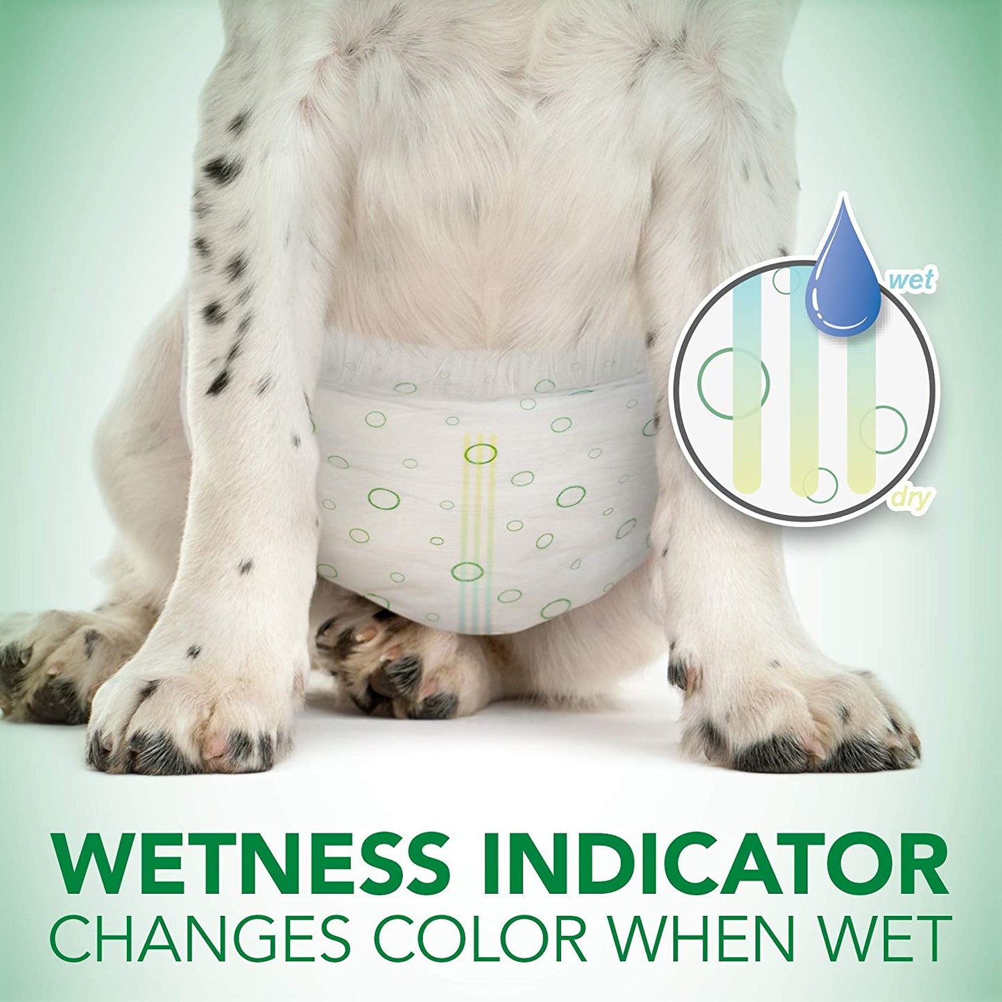 Comfort Fit Disposable Dog Diapers for Females - Leak-Proof & Absorbent - Small (16-22 Inch Waist) - 30 Count