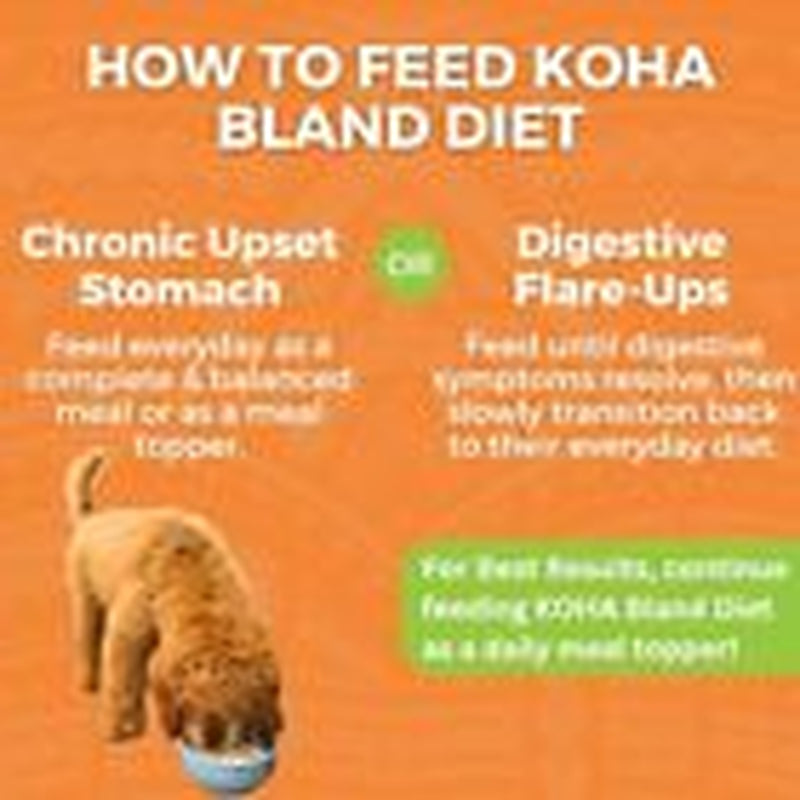 KOHA Limited Ingredient Bland Diet for Dogs and White Rice Recipe Chicken