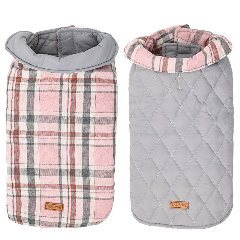 Waterproof Warm Fashion Double-sided Dog Clothes