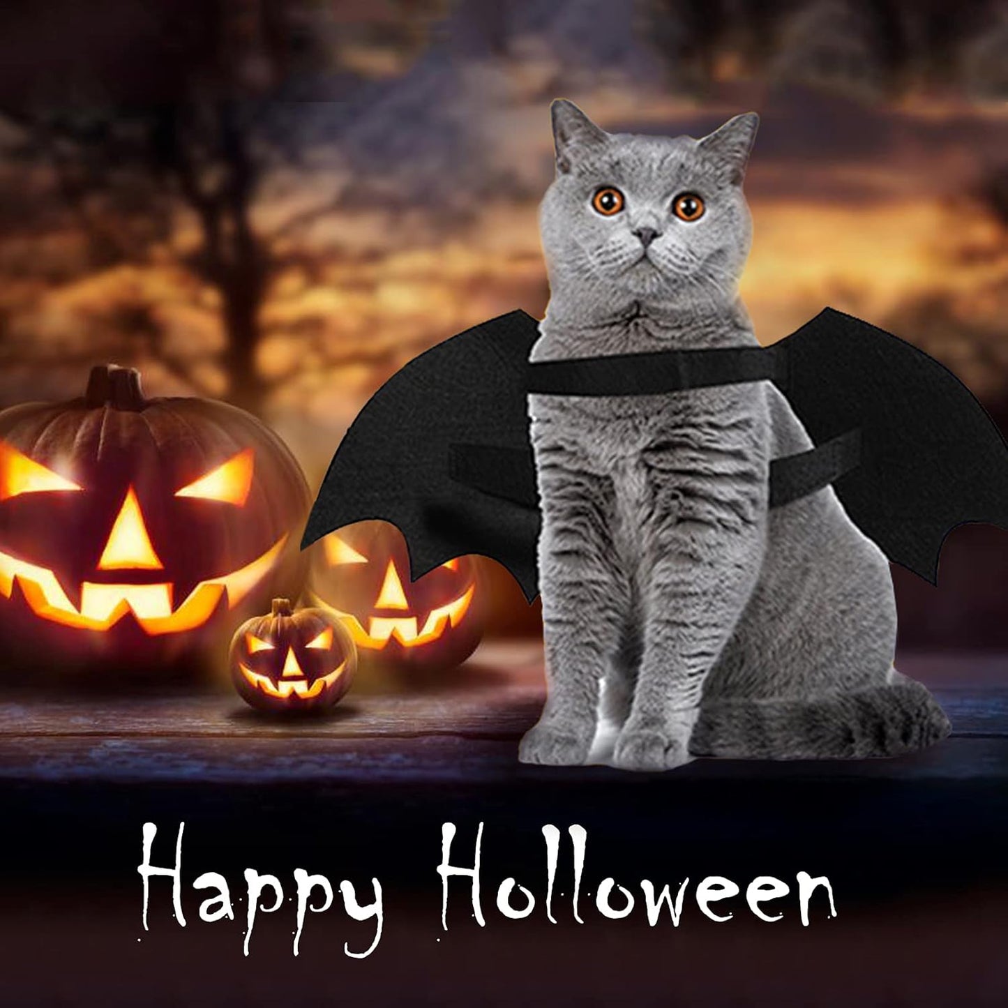 Spook-tacular Dog Halloween Costumes! 🌟🦇 Luminous Skeleton Bat Wings for Your Furry Friends! Perfect for Kittens & Puppies! 🎃✨
