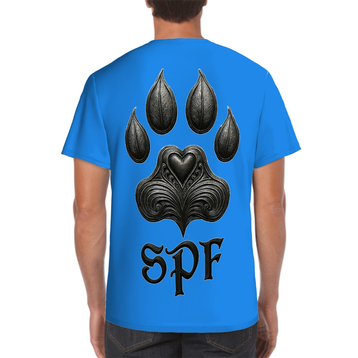 Dog Dad Blue Tee