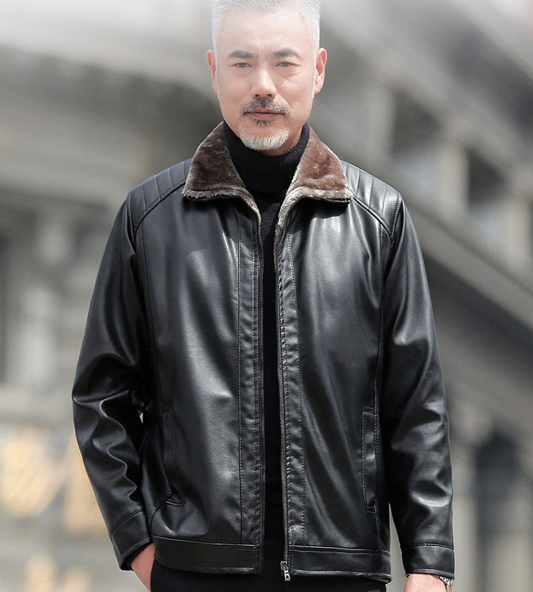 Winter Men's PU Leather Jacket