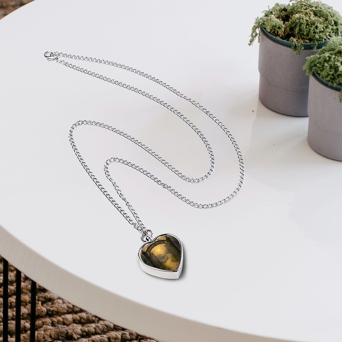 SPF Pet Ashes Necklace (Rainbow Bridge)