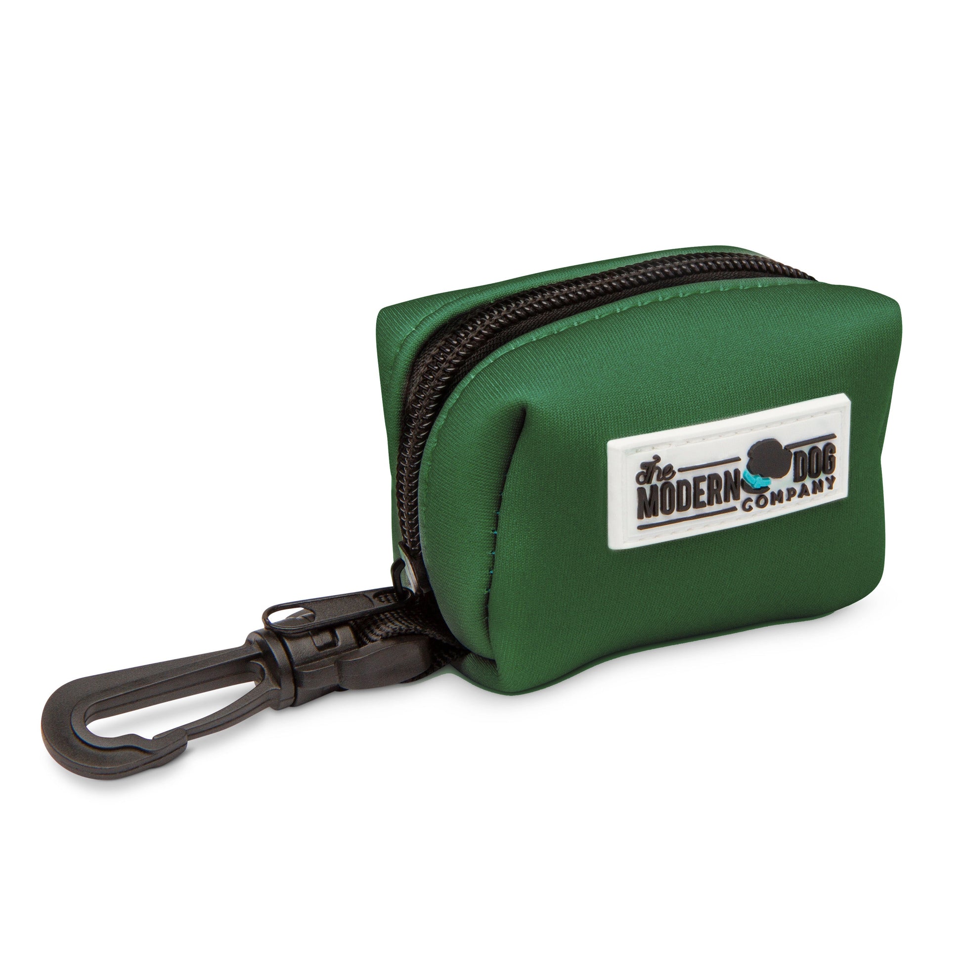 Premium Pet Guardian Gear: The Modern Dog Company - Clover Green Poop Bag Holder - Sanctum Paws and Fangs