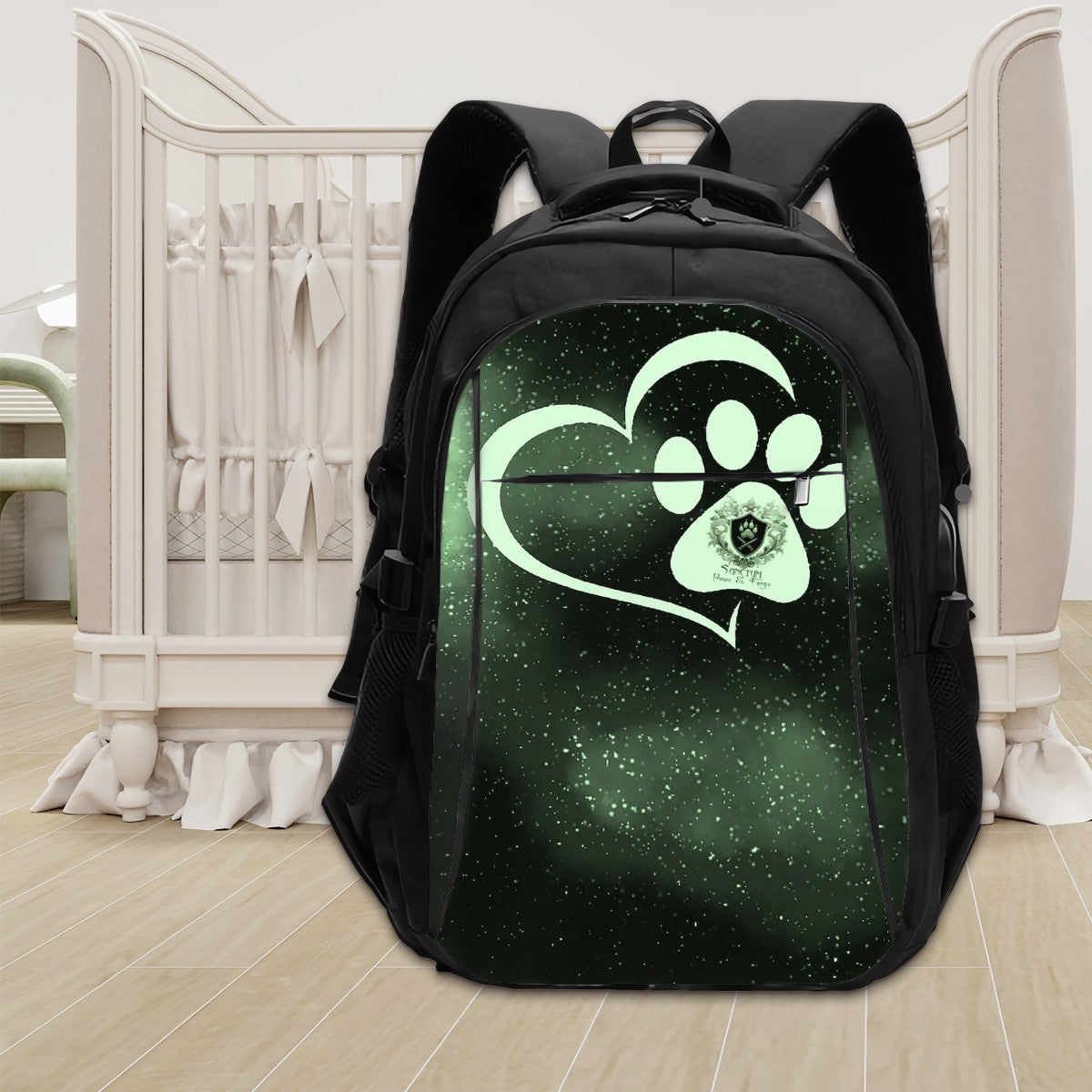 SPF Large Capacity Oxford Travel Backpack with USB
