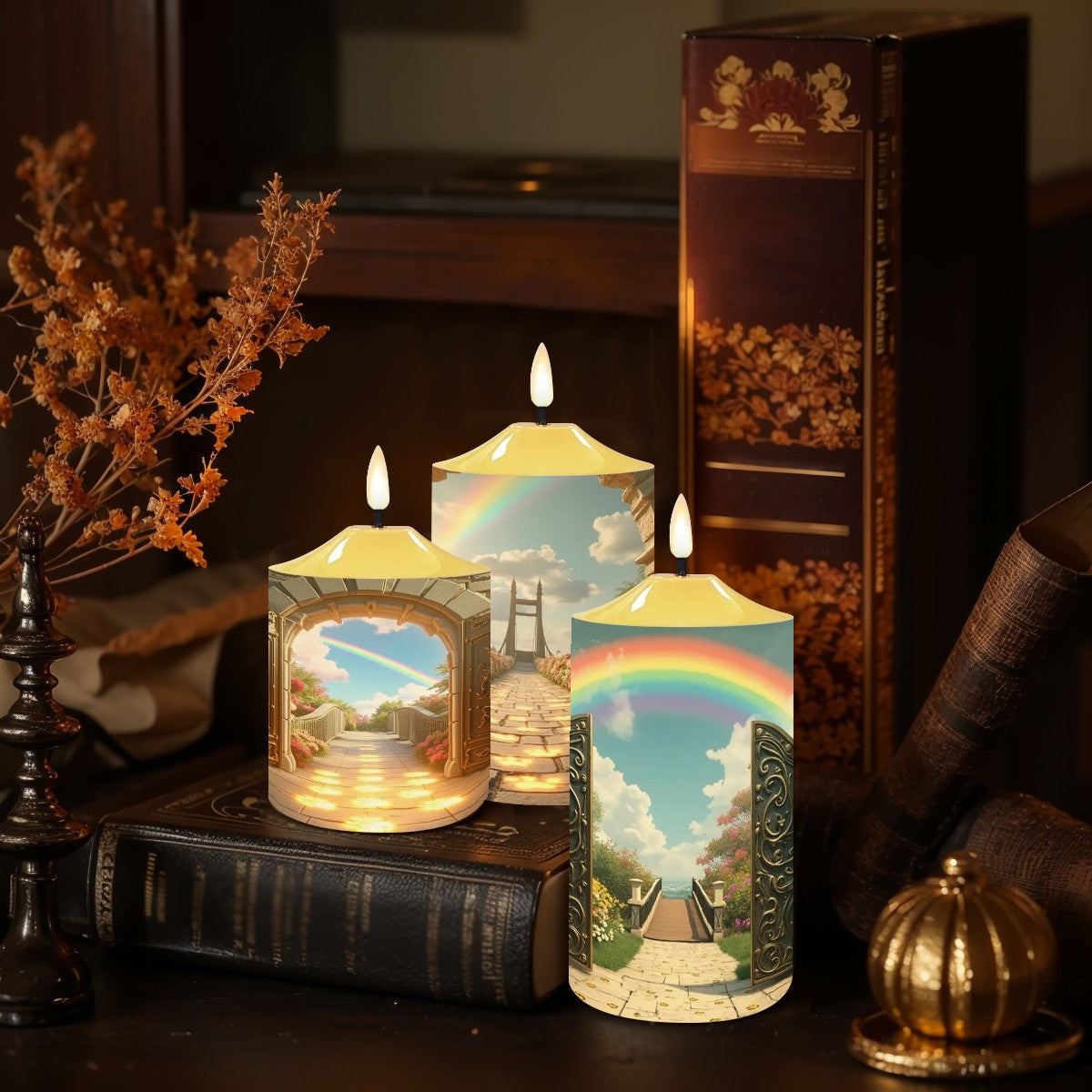 Flameless Candles Lamp Set of 3 New RB1 New RB2 New RB4
