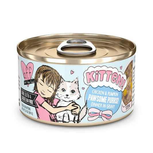 BFF Kitten Pawsome Purrs Grain Free Chicken and Pumpkin Wet Cat Food (2.8oz)