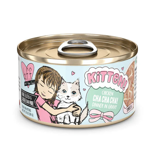 BFF Kitten Cha Cha Cha Grain Free Chicken Gravy Wet Cat Food (2.8oz)