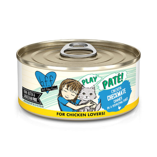 BFF Play Paté Adult Checkmate Chicken Wet Cat Food (5.5oz)