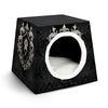 SPF Space Capsule Pet Bed - Black & Grey Floral