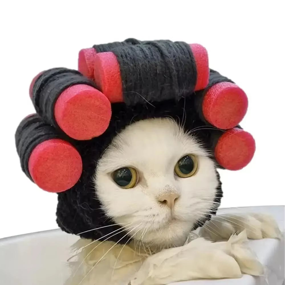 Get Your Pup Party-Ready with This Adorable Dog Hair Costume Wig & Cozy Hat! Perfect for Cats & Dogs! 🐾🎉