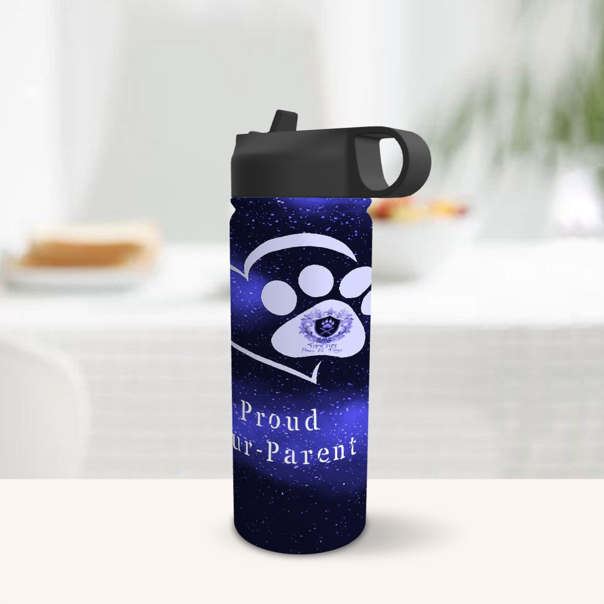 SPF Stainless Steel Vacuum Insulated Tumbler (18oz) Blue - Proud Fur-Parent