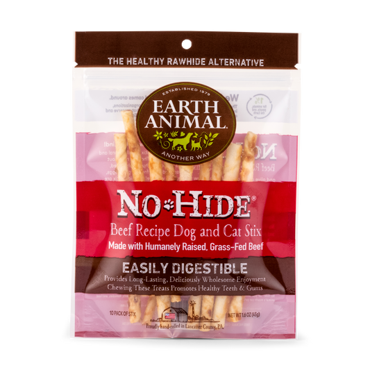 Earth Animal No Hide Beef Pet Stix (10pk) (1.6oz)