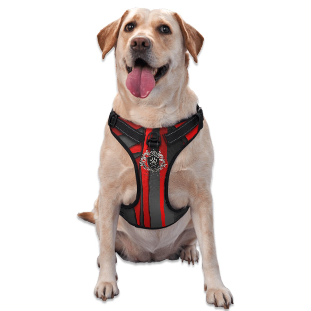 SPF Pet Harness Red & Black