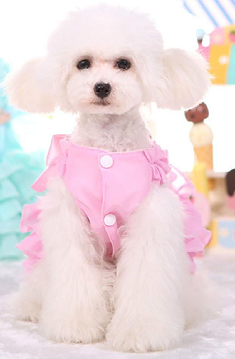Adorable Pink Chiffon Princess Dress for Your Tiny Pup! Perfect for Extra Small & Small Dogs! 🐶👗✨