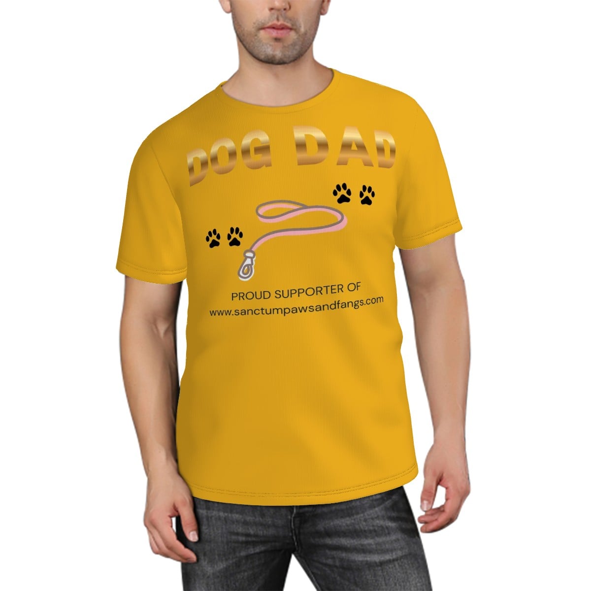 Dog Dad Yellow Tee
