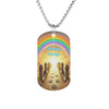 Curated Ethical Lifestyle: SPF Memorial Necklace (Rainbow Bridge) - Sanctum Paws and Fangs