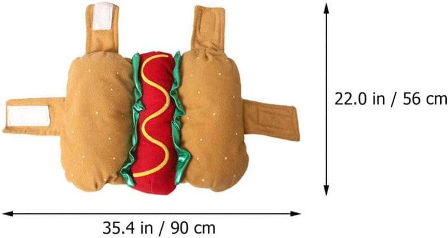 Get Your Pup Ready for Halloween with Our Hilarious Hot Dog Costume! 🐾🌭 Perfect for Small & Medium Dogs and Cats!