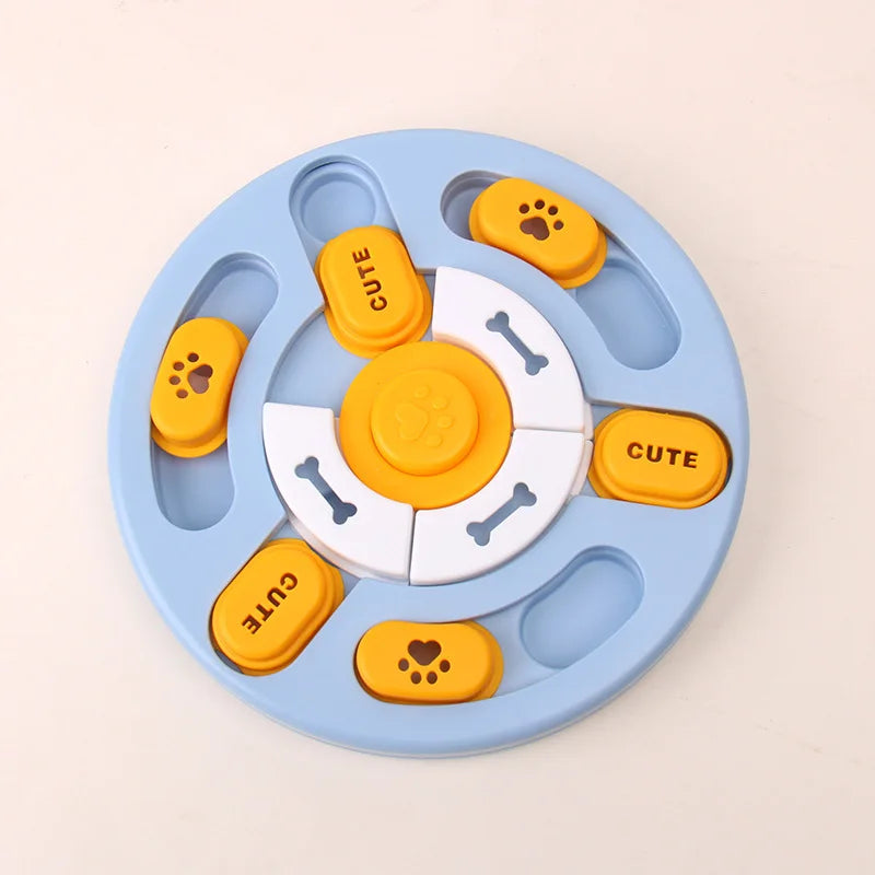Interactive Dog Puzzle Feeder - Slow Eating Bowl for Cats and Dogs to Boost IQ and Enjoy Mealtime Fun!