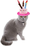 Premium Pet Guardian Gear: Pawesome Pink Pet Cap with Cute Candle Design for Stylish Dogs & Cats! 🐾✨ - Sanctum Paws and Fangs
