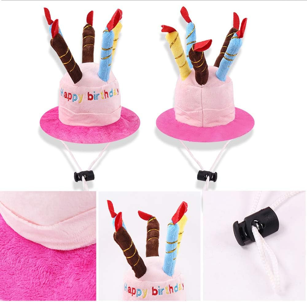 Pawesome Pink Pet Cap with Cute Candle Design for Stylish Dogs & Cats! 🐾✨