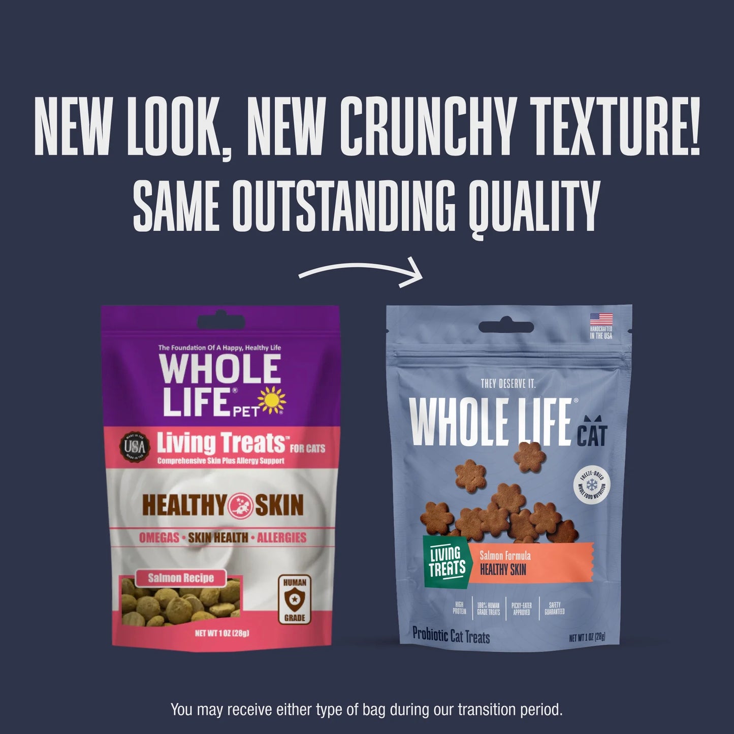 Living Treats – Healthy Skin Probiotic Snack for Cats, 1Oz