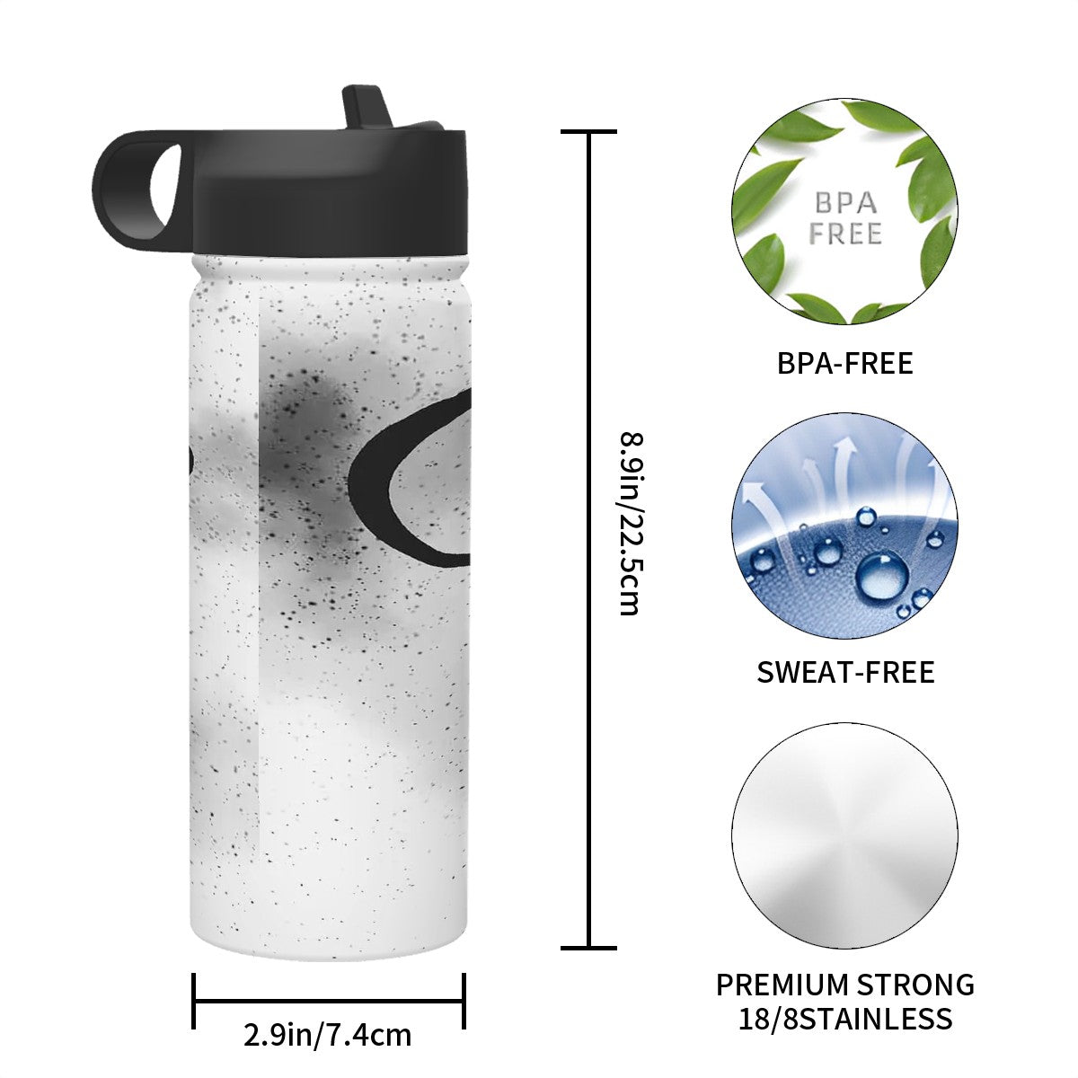 SPF Stainless Steel Vacuum Insulated Tumbler (18oz) White - Proud Fur-Parent