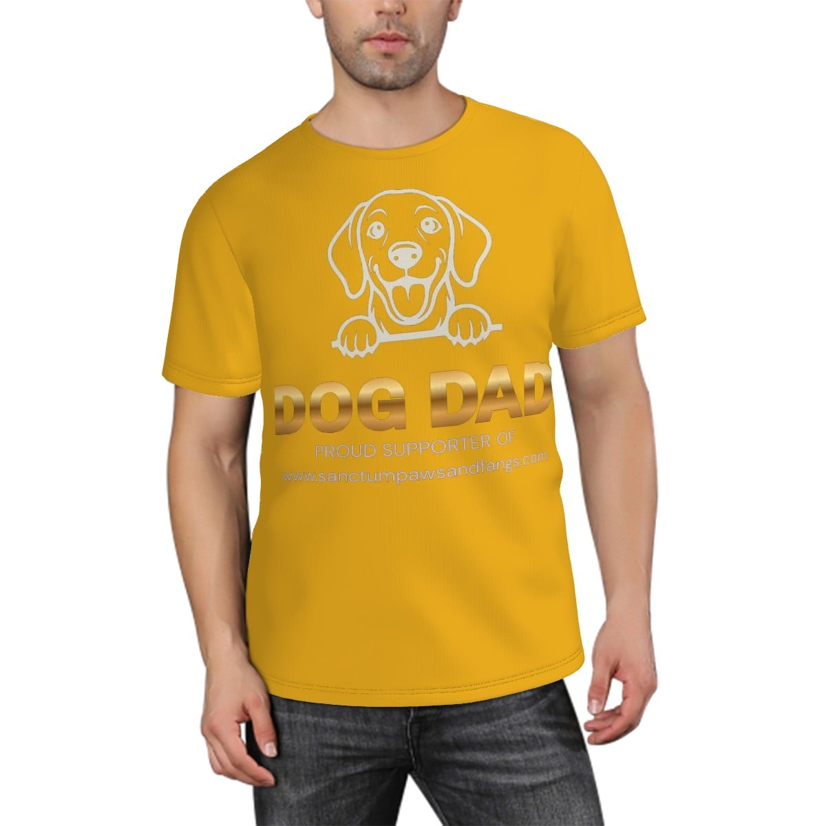 Dog Dad Yellow Tee