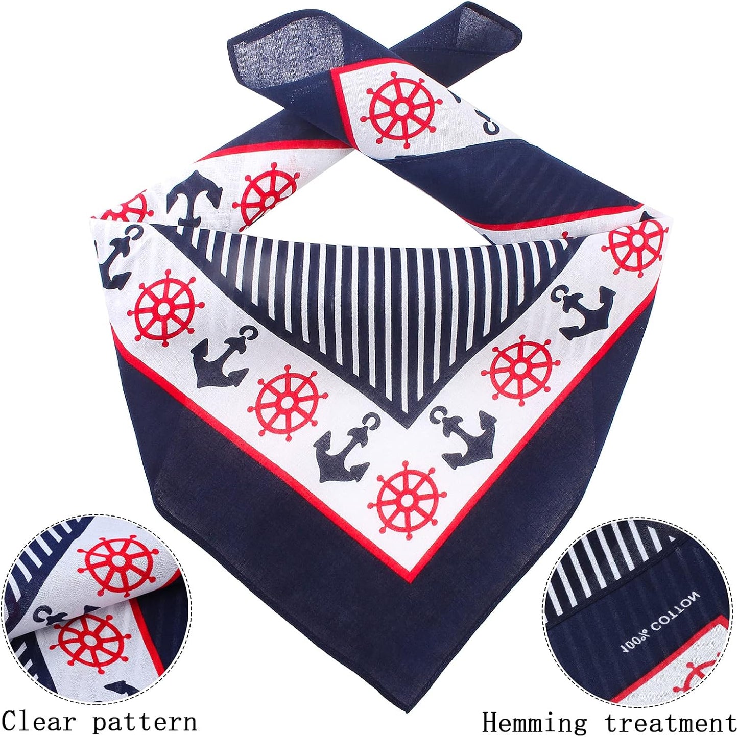 Adorable Pet Sailor Costume Set: Captain Hat & Anchor Bandana for Your Furry Friends! Perfect for Halloween & Cosplay! 🐾⚓️