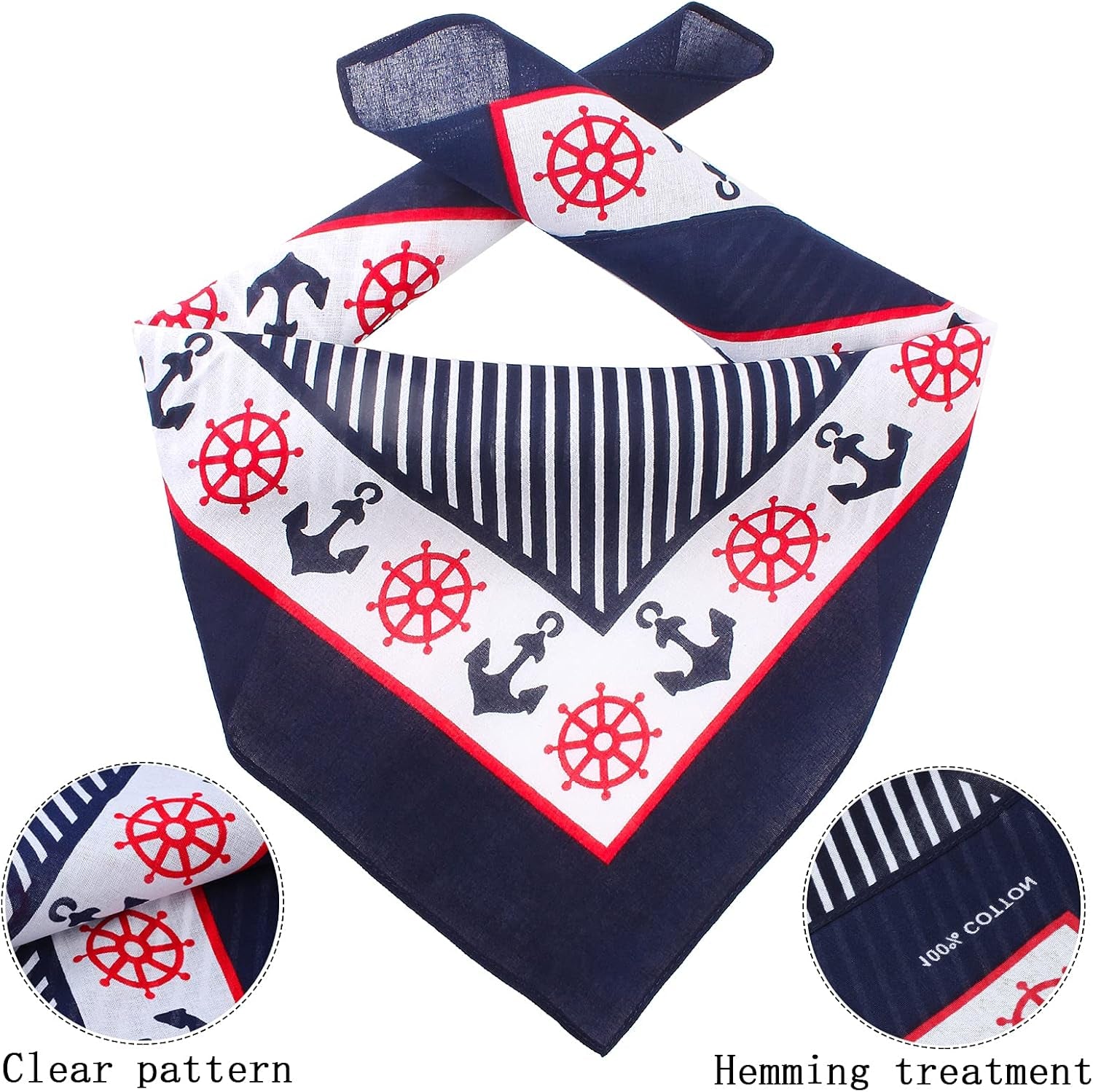Adorable Pet Sailor Costume Set: Captain Hat & Anchor Bandana for Your Furry Friends! Perfect for Halloween & Cosplay! 🐾⚓️