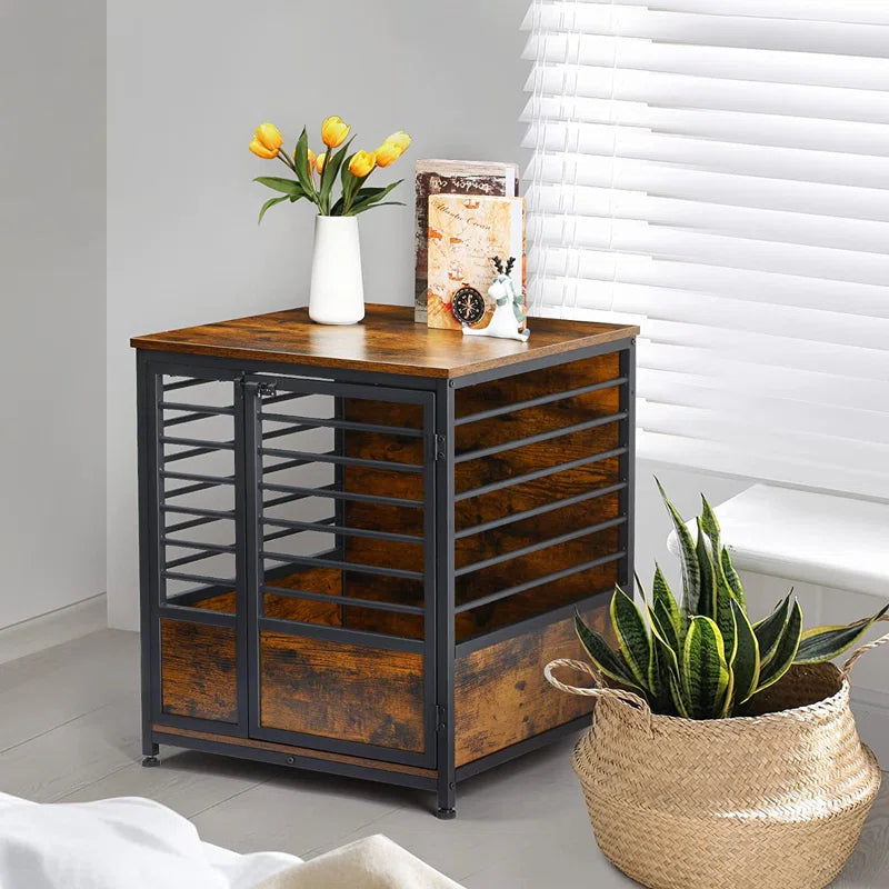 Kehoe Solid + Manufactured Wood Pet Crate with 1 Door