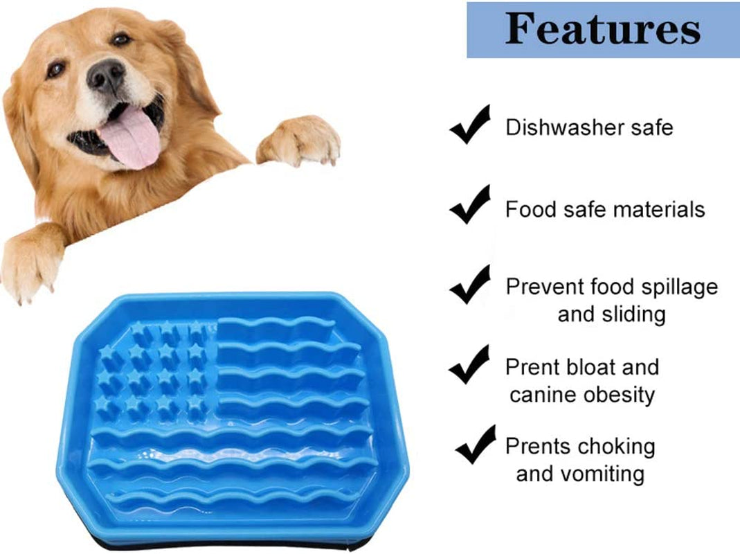 Slow Feeding Bowl for Dogs - Puzzle Feeder to Prevent Bloat - Ideal for Medium, Small Breeds & Puppies
