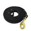 Premium Pet Guardian Gear: LWBMG 4ft Leather Dog Leash for Small DogsThin Leather Pet Leash Heavy Duty Soft Real Genuine Leather Leash for Small & Medium Dog Leash Black - Sanctum Paws and Fangs
