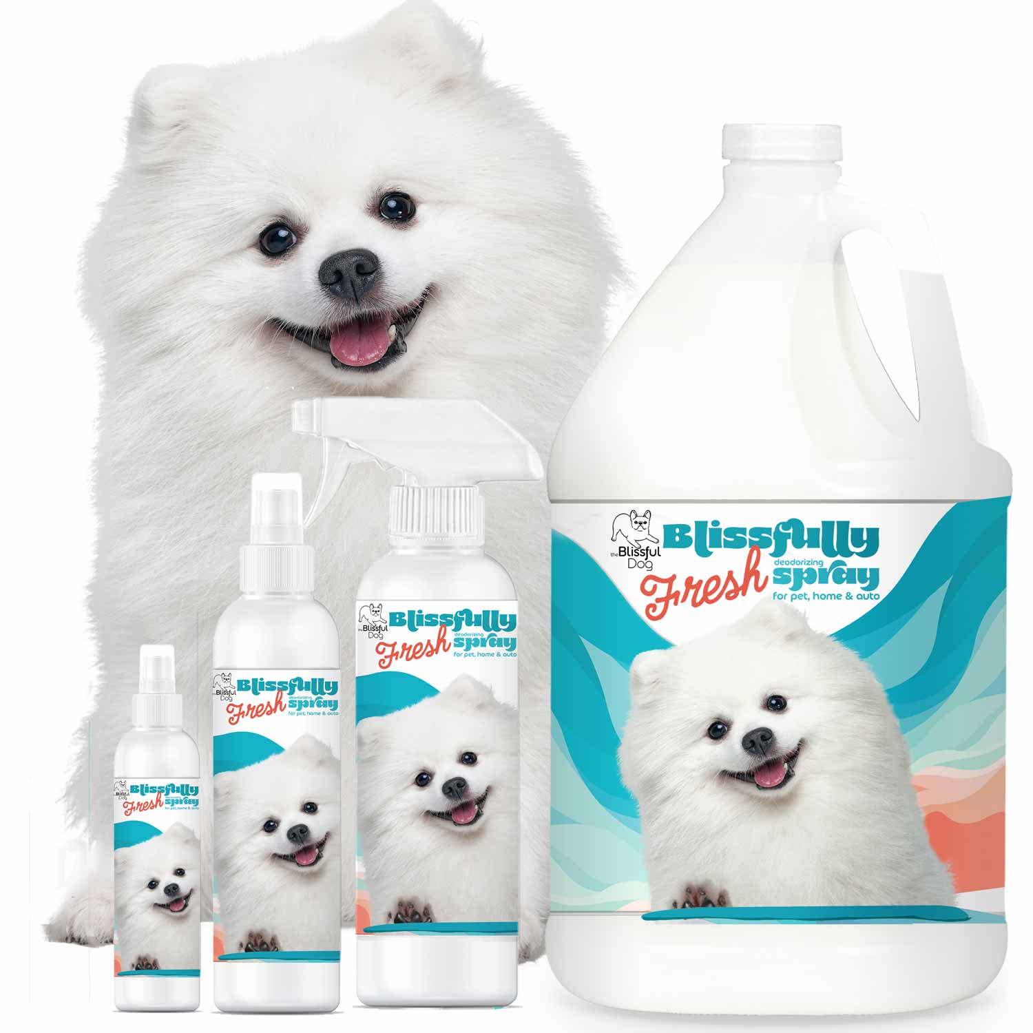Premium Pet Guardian Gear: Blissfully Fresh™ Deodorizing Spray - Sanctum Paws and Fangs