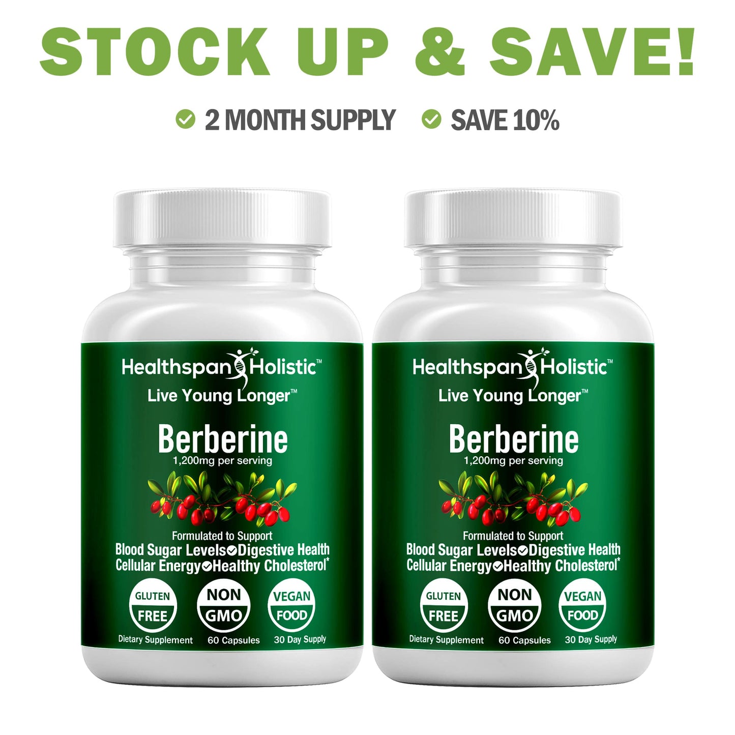 Berberine 60 Capsules
