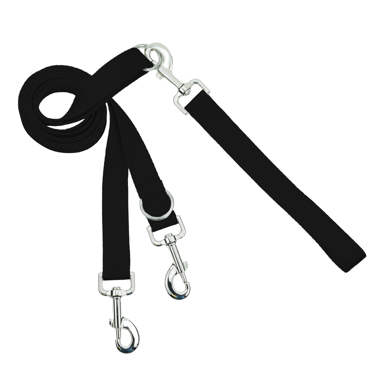 Euro Dog Leash Double Connection (Multiple Color Options)