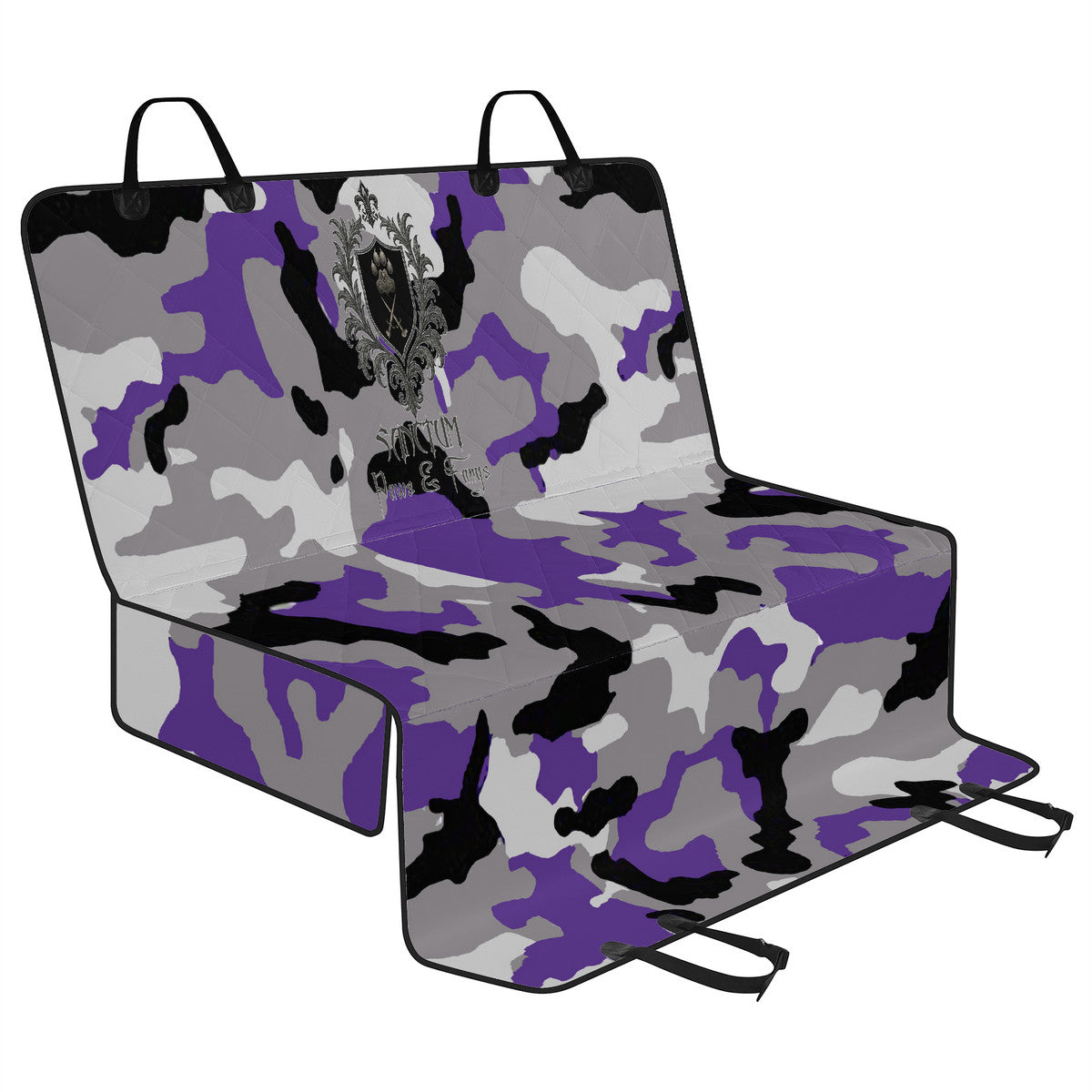 SPF Car Pet Seat Covers - Purple Camo