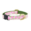 Premium Pet Guardian Gear: 5/8″ Rosy Dots Pink Martingale Dog Collar - Sanctum Paws and Fangs