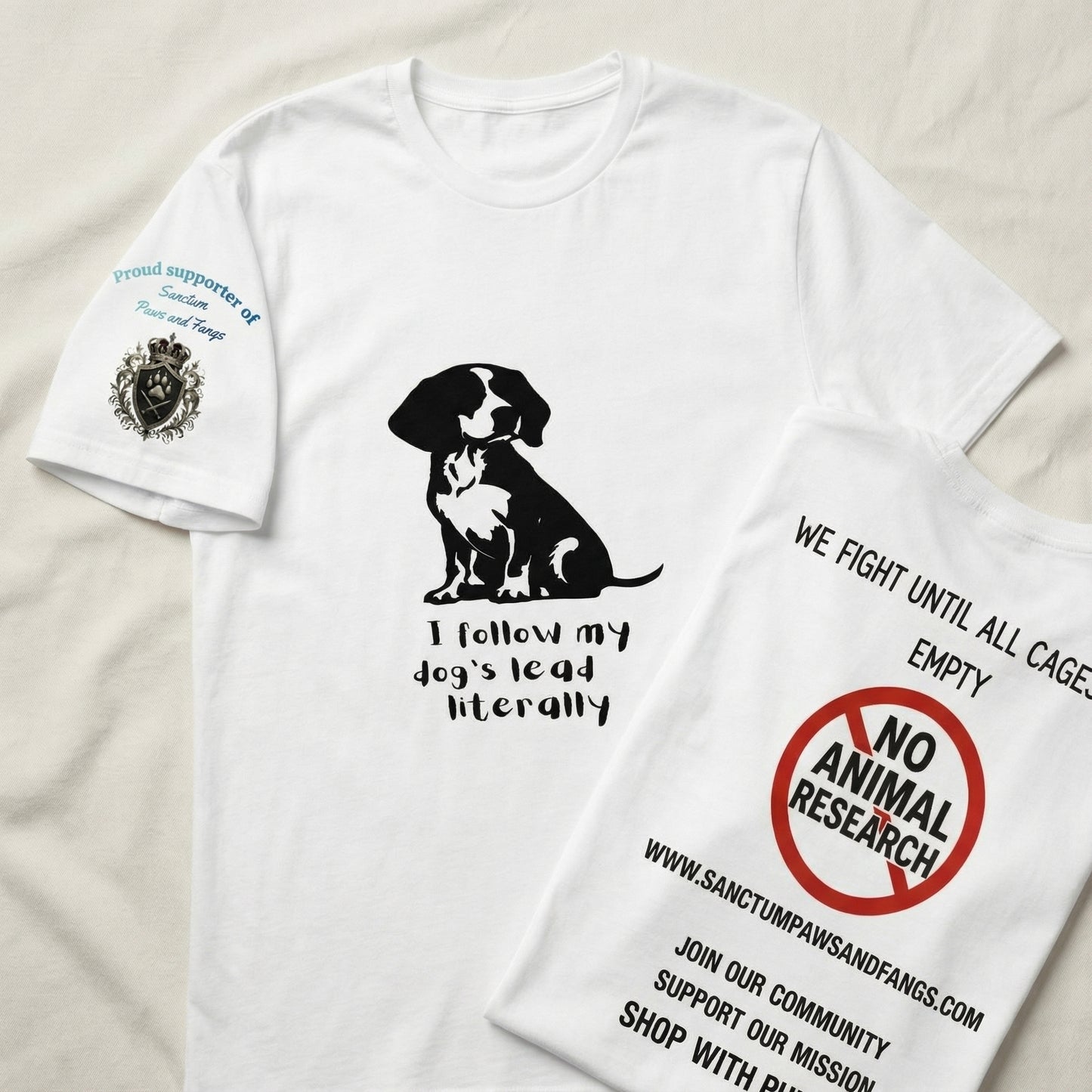 Dogs Love1 (White Tees)