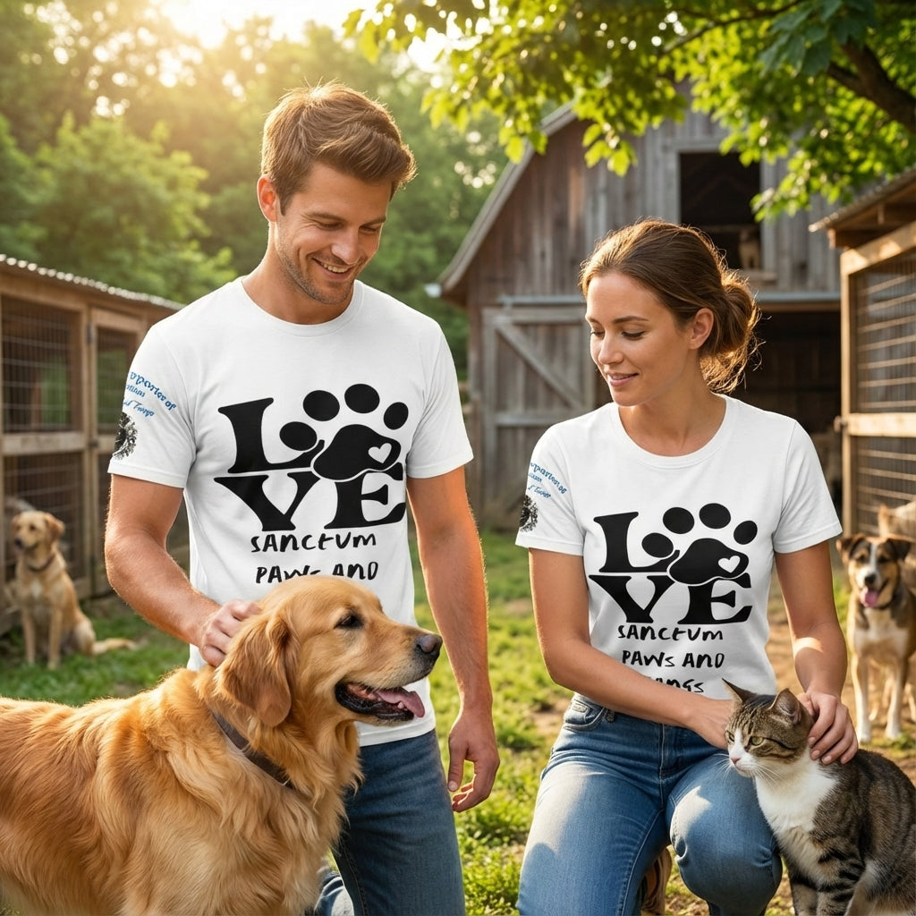 Dogs Love1 (White Tees)