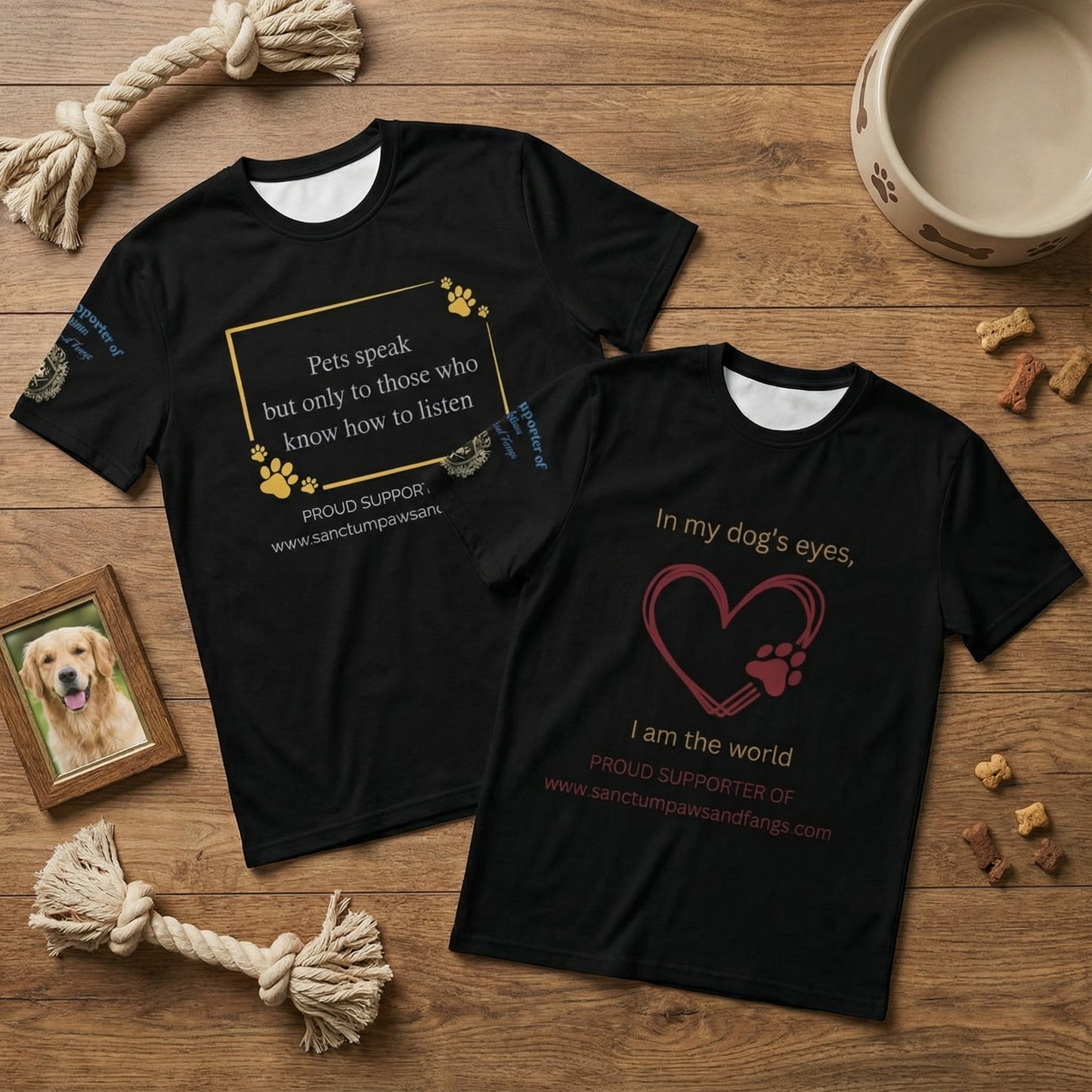 Dog Love2 (Black Tees)